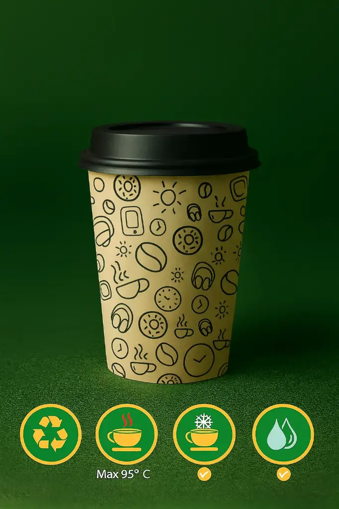 Karton Bardak Single 6oz PEFC